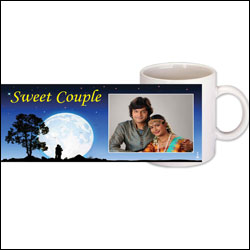 "Milk White personalised Mug - (for Couple) - Click here to View more details about this Product